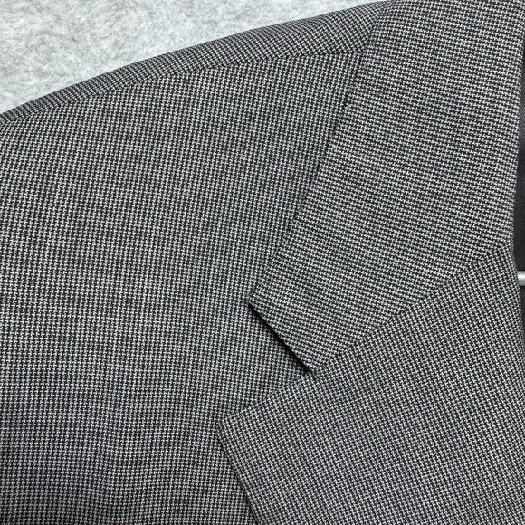 Corneliani Jacket Extra Fine Virgin Wool 46 US Made in Italy Gray Blazer - Picture 7 of 15